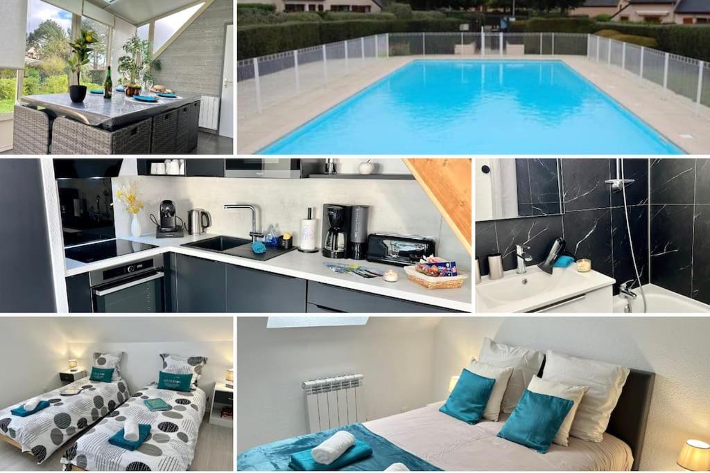 Perle Beach, Petite Maison Situee En Bord De Plage, Piscine. Guidel Extérieur photo