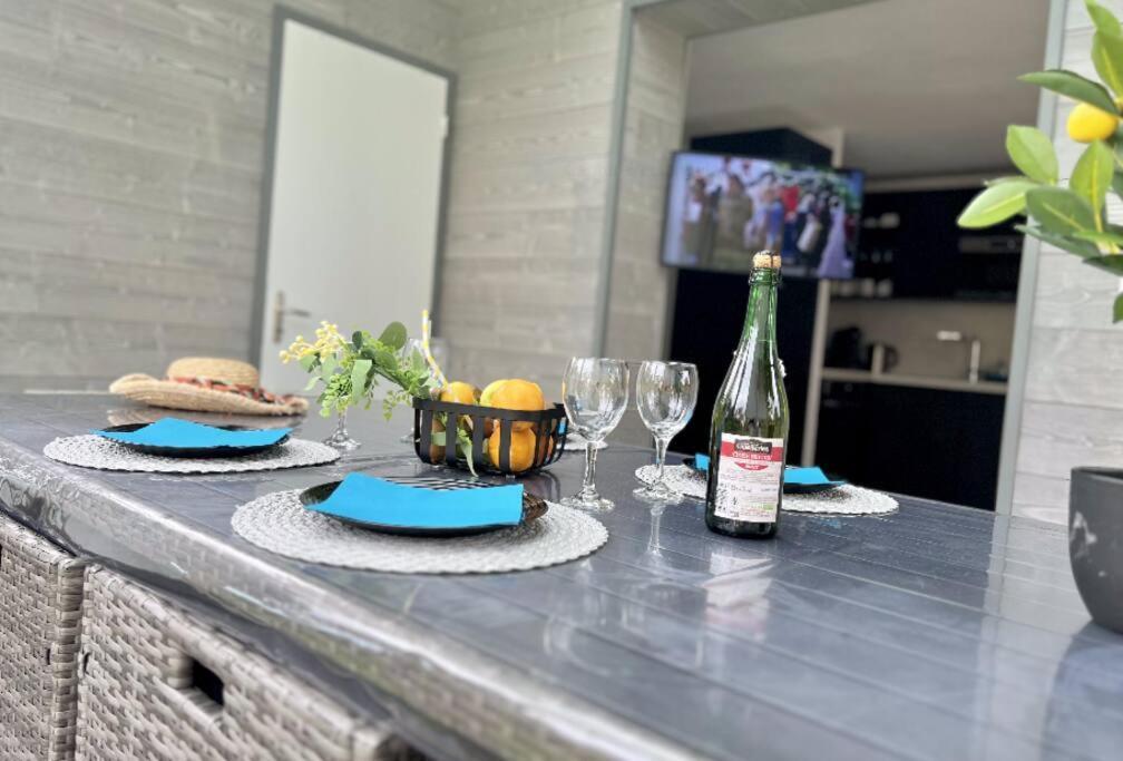 Perle Beach, Petite Maison Situee En Bord De Plage, Piscine. Guidel Extérieur photo