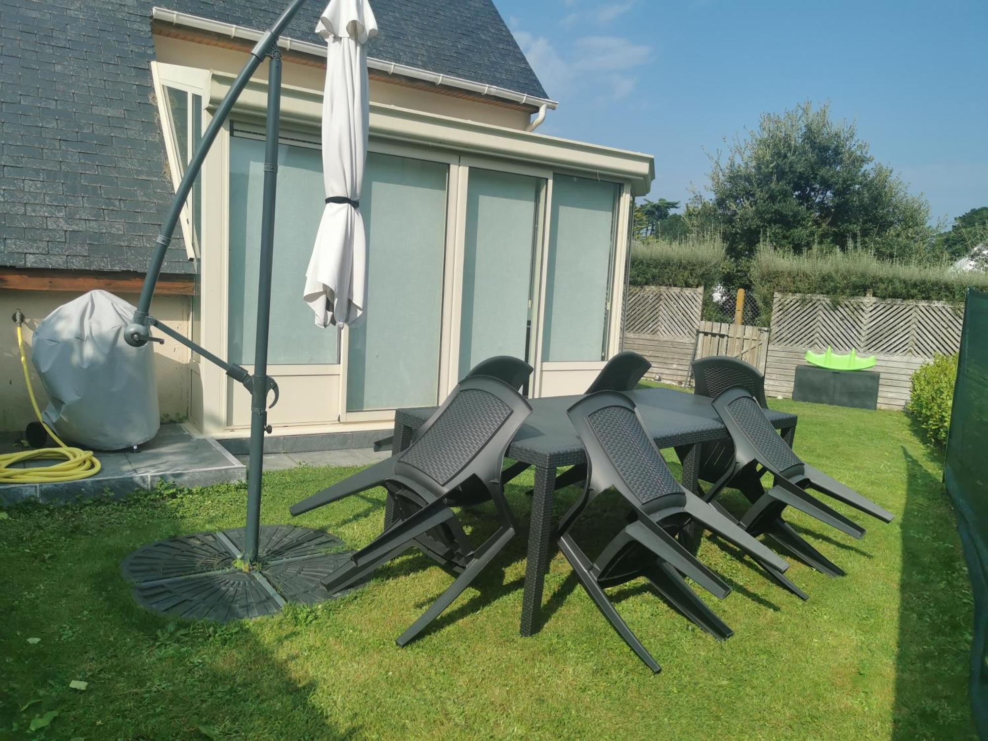 Perle Beach, Petite Maison Situee En Bord De Plage, Piscine. Guidel Extérieur photo